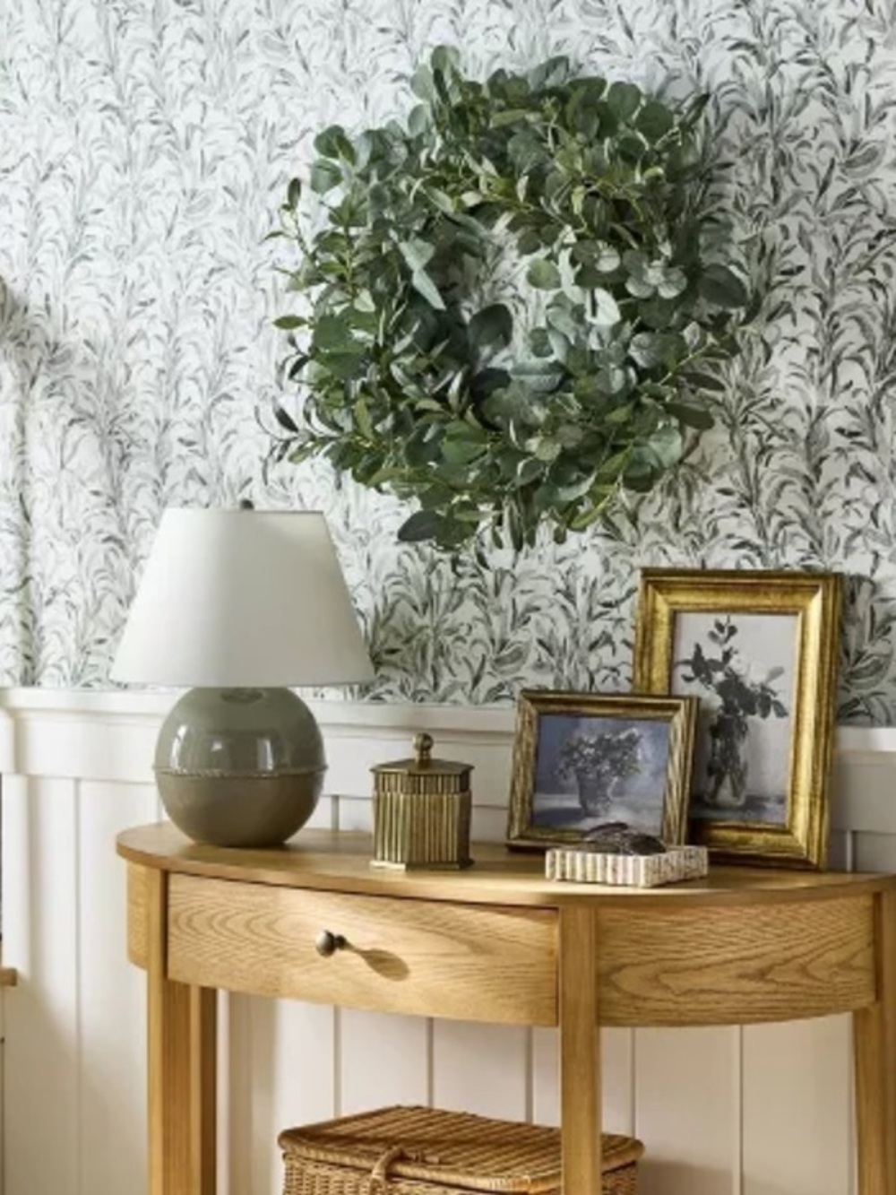 Studio McGee with Threshold Square Marble Scalloped Dish Catchall Tray